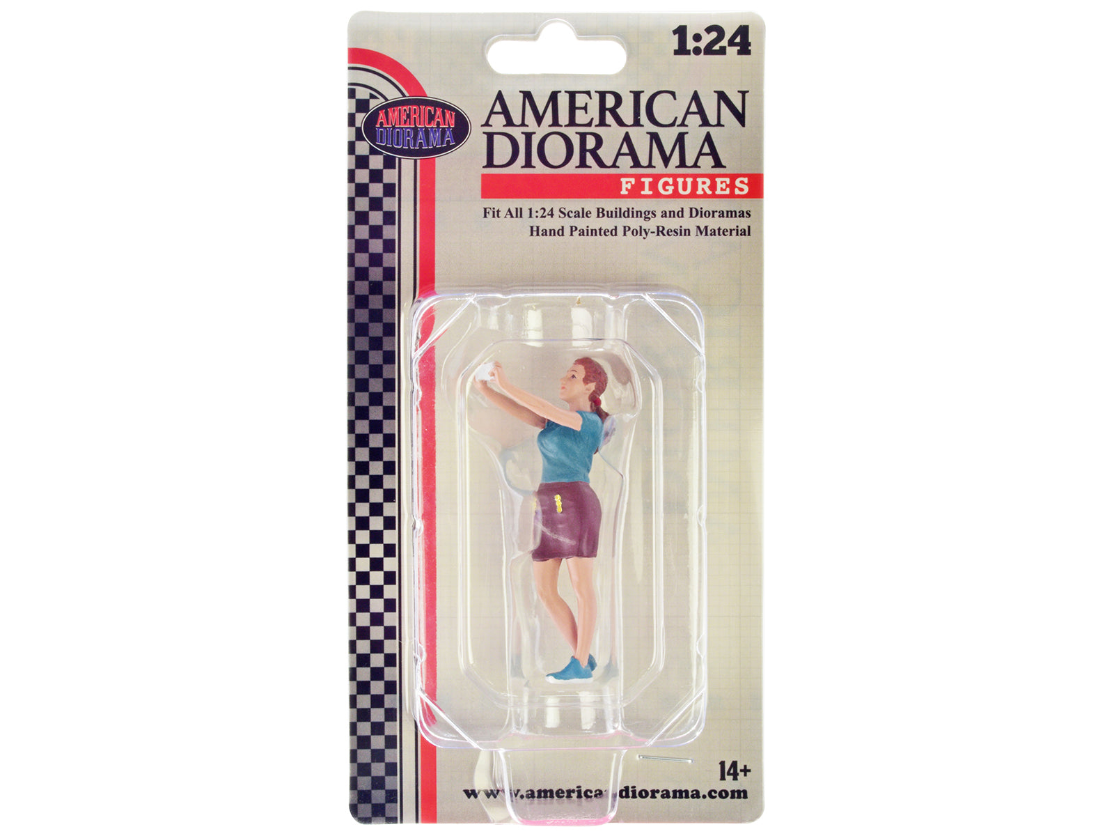"Figure24 Series 1" Figure 702 for 1/24 Scale Models by American Diorama-DiecastModeler.com