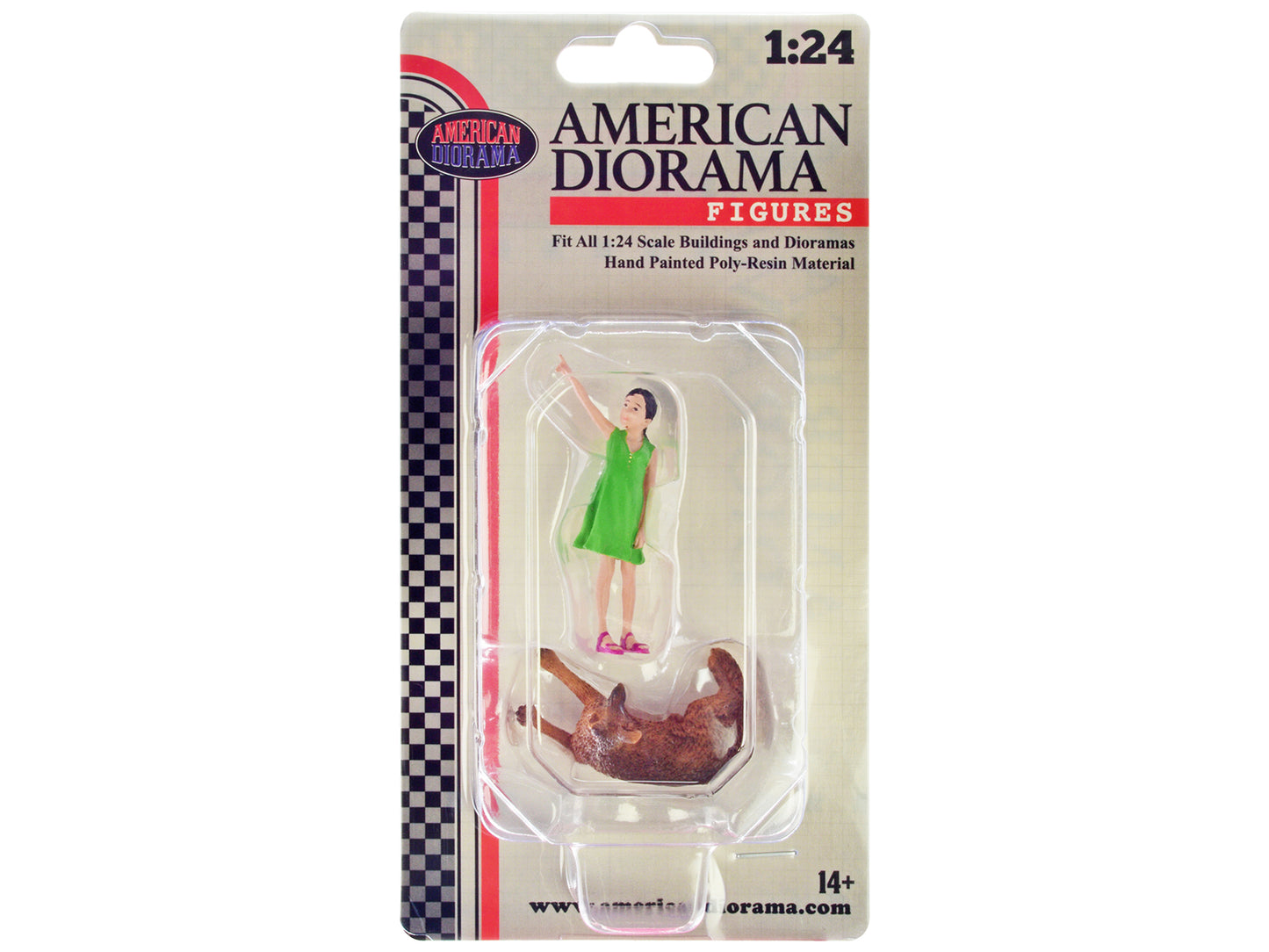 "Figure24 Series 1" Figure 703 Set of 2 pieces for 1/24 Scale Models by American Diorama-DiecastModeler.com