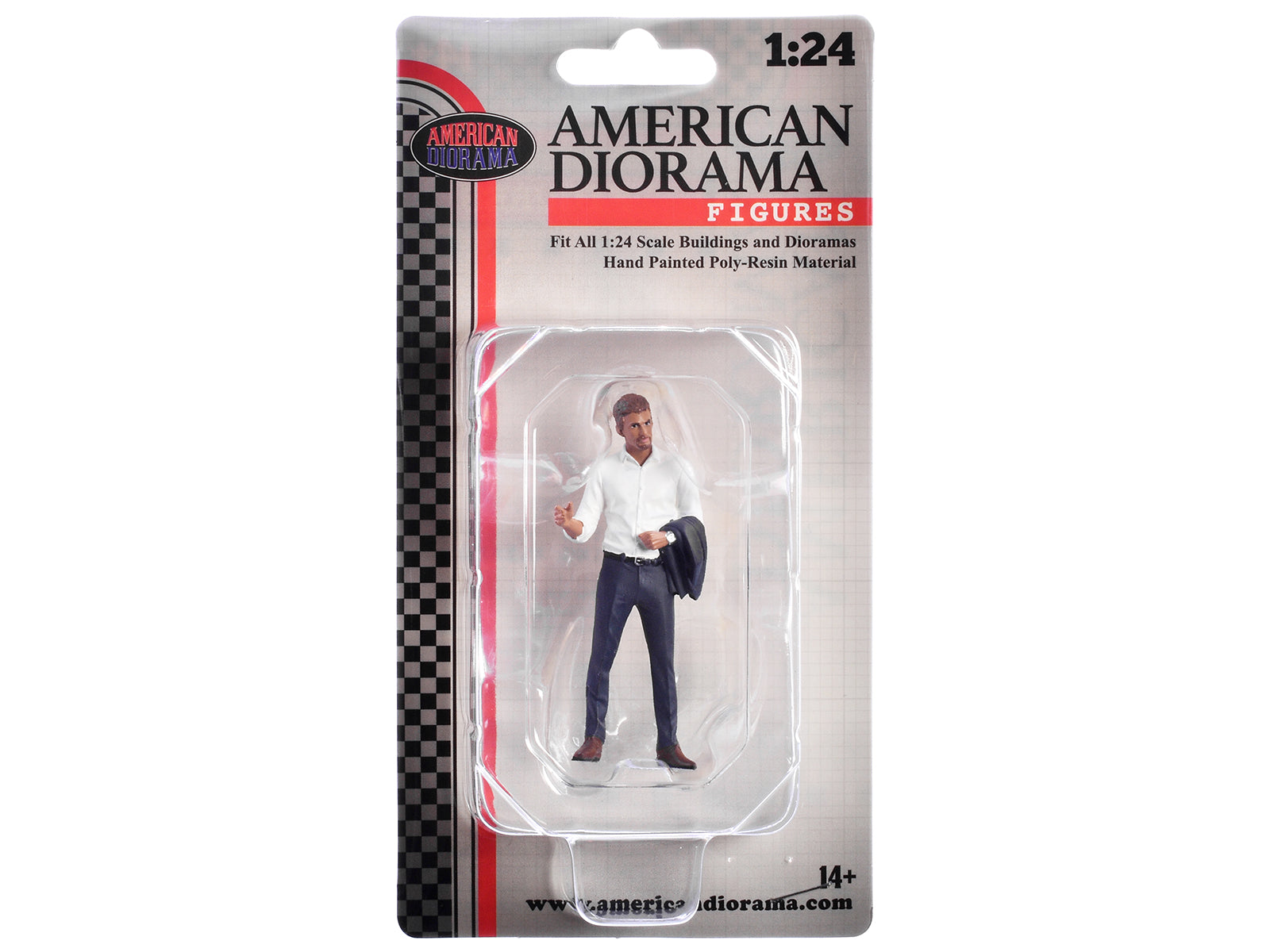 "Gentlemen's Club" Figure 1 for 1/24 Scale Models by American Diorama-DiecastModeler.com