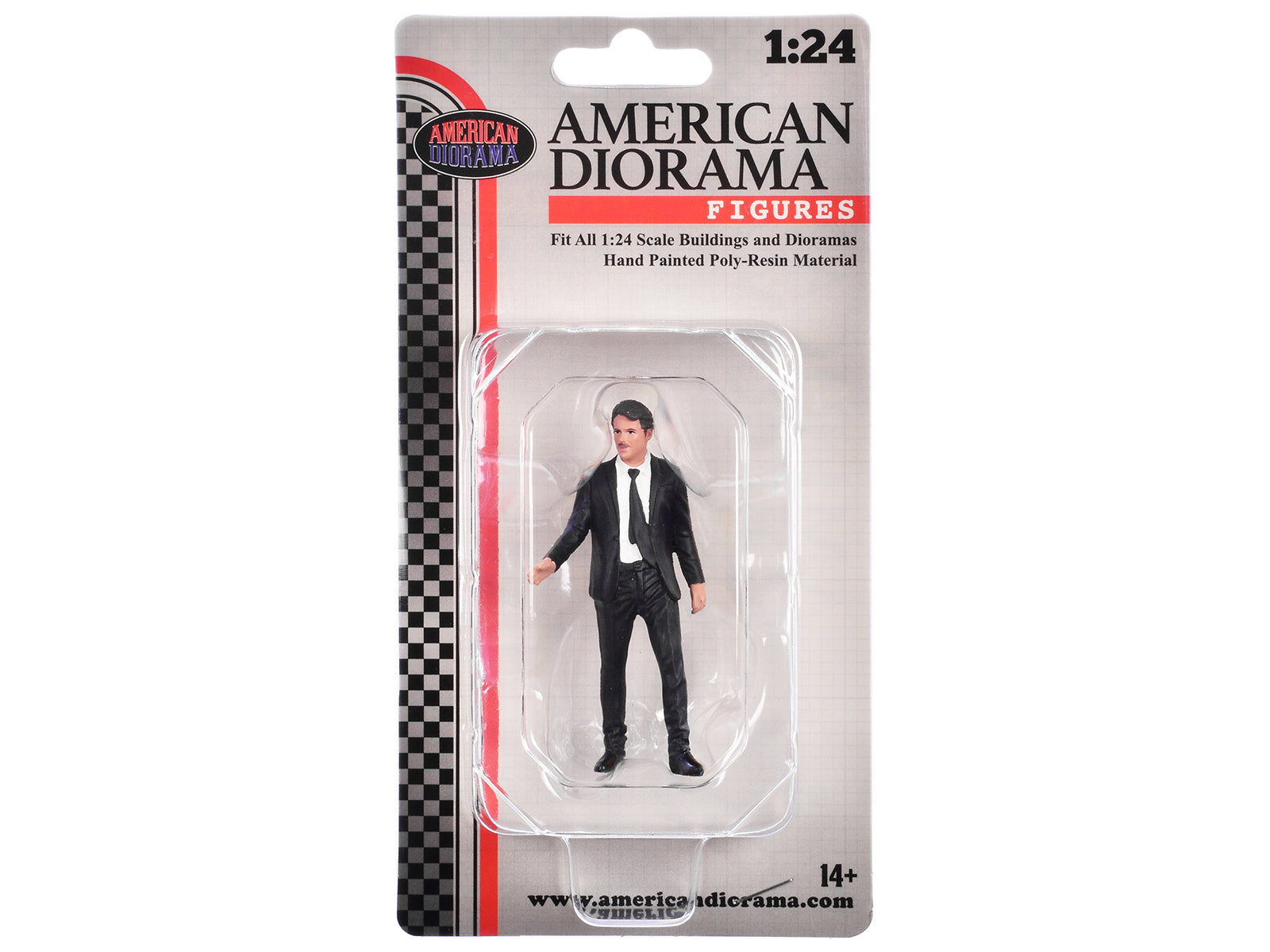 "Gentlemen's Club" Figure 3 for 1/24 Scale Models by American Diorama-DiecastModeler.com