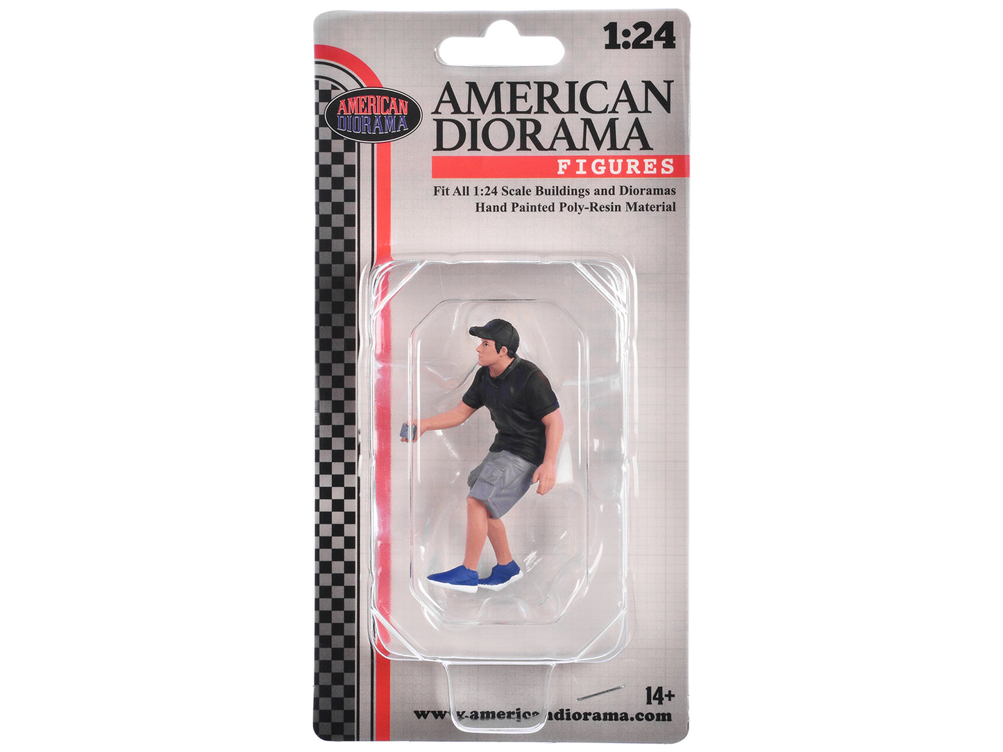 "Figure24 Series 2" Figure 4 for 1/24 Scale Models by American Diorama-DiecastModeler.com