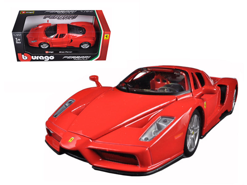 Ferrari Enzo Red 1/24 Diecast Model Car by Bburago-DiecastModeler.com