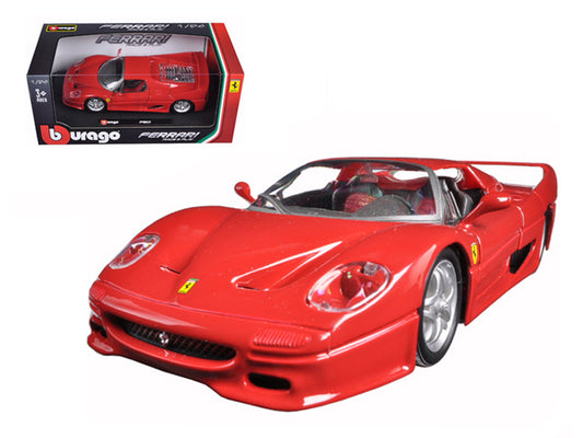 Ferrari F50 Red 1/24 Diecast Model Car by Bburago-DiecastModeler.com