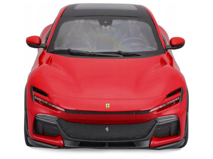 Ferrari Purosangue Red with Sunroof "Race + Play" Series 1/24 Diecast Model Car by Bburago