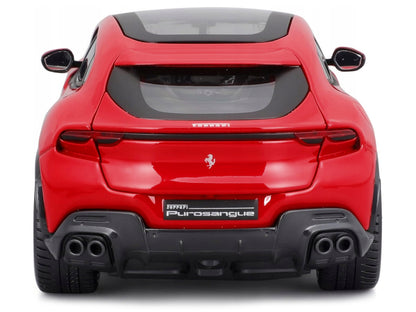 Ferrari Purosangue Red with Sunroof "Race + Play" Series 1/24 Diecast Model Car by Bburago