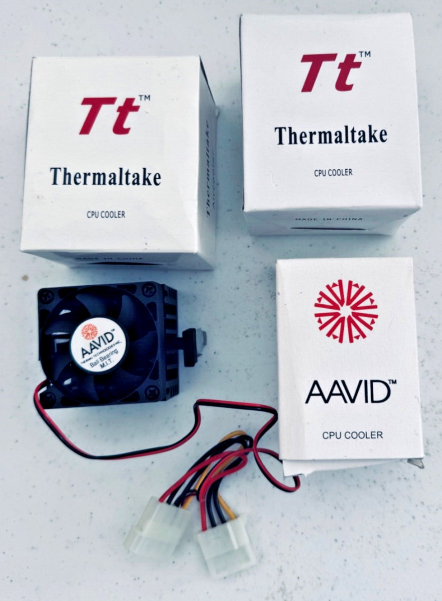 3 - piece CPU cooling fan - Thermaltake-DiecastModeler.com