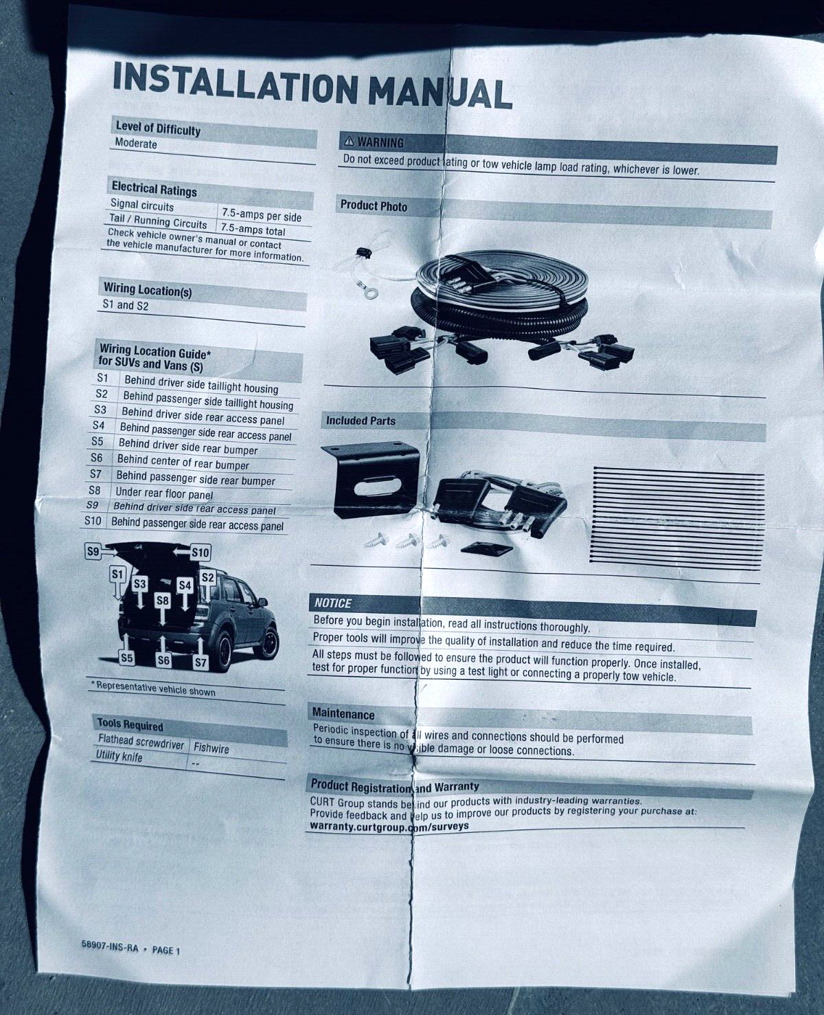 Demco 9523115 tow connector F/Jeep Grand Cherokee