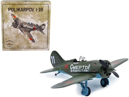 Polikarpov I-16 Fighter Plane (USSR 1933) 1/72 Diecast Model by Warbirds of WWII-DiecastModeler.com