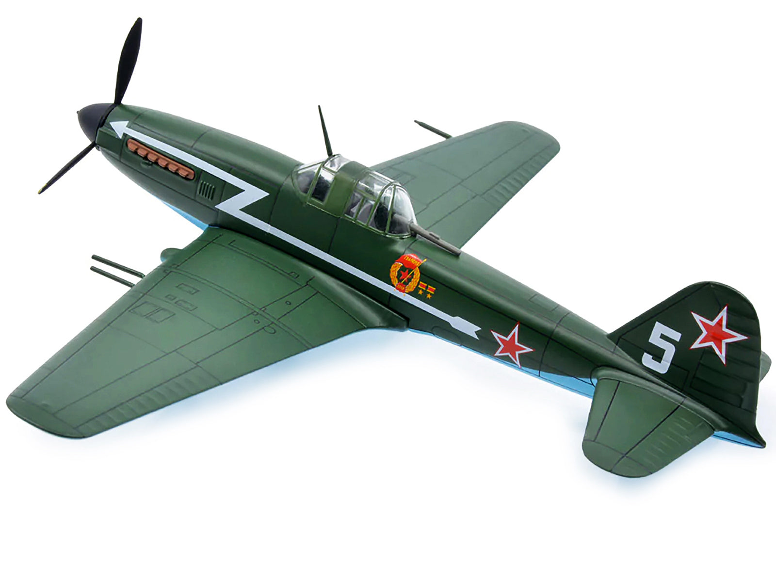 Ilyushin IL-10 Ground Attack Aircraft (USSR 1944) 1/72 Diecast Model by Warbirds of WWII-DiecastModeler.com