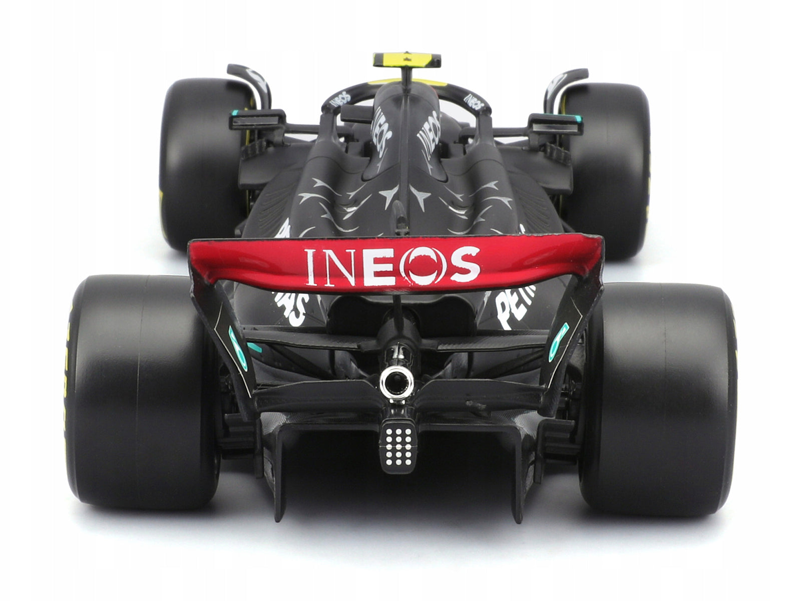 Mercedes-AMG F1 W14 E Performance #44 Lewis Hamilton "Petronas" Formula One F1 "World Championship" (2023) with Driver Figure "Race" Series 1/24 Diecast Model Car by Bburago-DiecastModeler.com