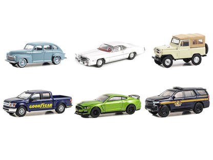 "Anniversary Collection" Set of 6 pieces Series 16 1/64 Diecast Model Cars by Greenlight-DiecastModeler.com