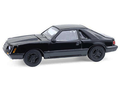 1979 Ford Mustang Fastback Black "Black Bandit" Series 30 1/64 Diecast Model Car by Greenlight