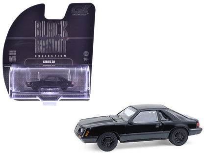 1979 Ford Mustang Fastback Black "Black Bandit" Series 30 1/64 Diecast Model Car by Greenlight