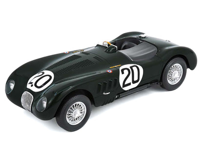 Jaguar XK 120 C #20 Peter Walker - Peter Whitehead "Jaguar Cars Ltd" Winner "24 Hours of Le Mans" (1951) with Acrylic Display Case 1/18 Model Car by Spark