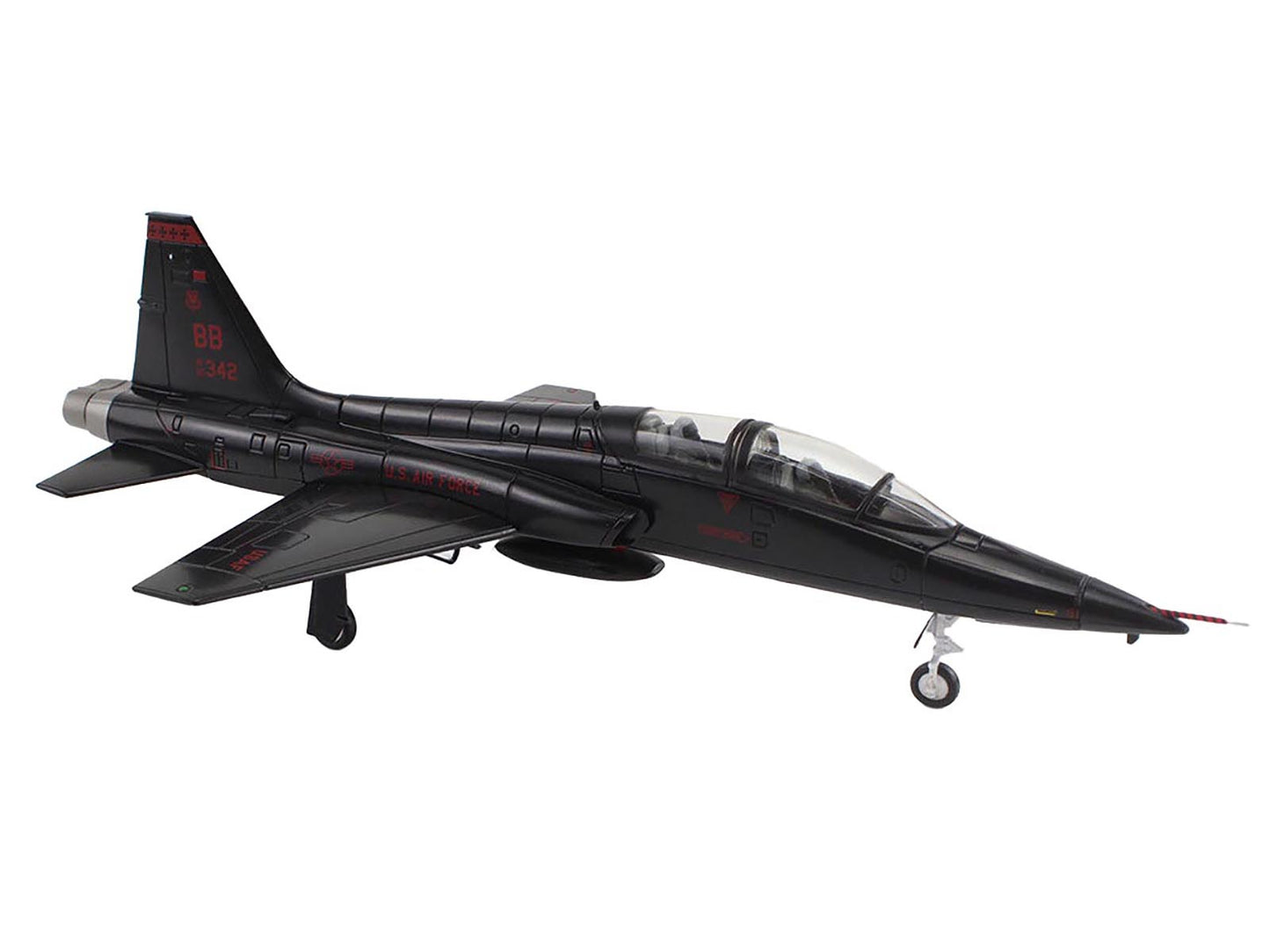 Northrop T-38A Talon Aircraft "65-10342 1st Reconnaissance Squadron 9th Reconnaissance Wing Beale Air Force Base" (2006) United States Air Force "Air Power Series" 1/72 Diecast Model by Hobby Master