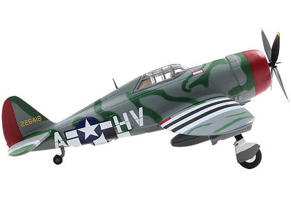 Republic P-47 Thunderbolt Fighter Aircraft "Lt. Col. Francis S. "Gabby" Gabreski" United States Army Air Forces 1/72 Diecast Model by Militaria Die Cast