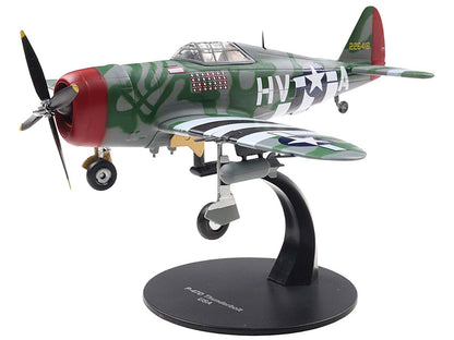 Republic P-47 Thunderbolt Fighter Aircraft "Lt. Col. Francis S. "Gabby" Gabreski" United States Army Air Forces 1/72 Diecast Model by Militaria Die Cast
