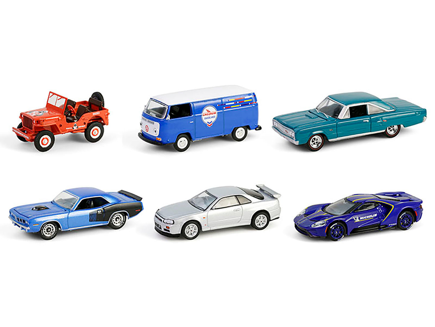 "Anniversary Collection" Set of 6 pieces Series 17 1/64 Diecast Model Cars by Greenlight-DiecastModeler.com