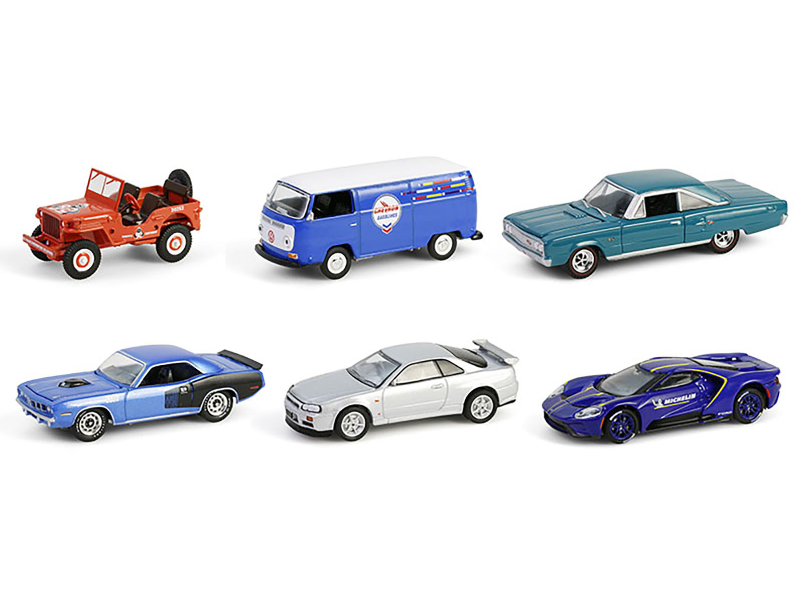 "Anniversary Collection" Set of 6 pieces Series 17 1/64 Diecast Model Cars by Greenlight-DiecastModeler.com