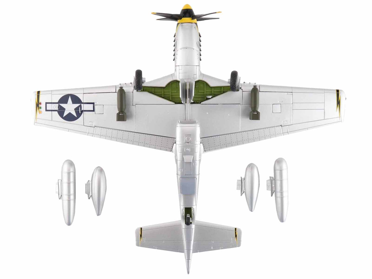 North American P-51D Mustang Fighter Aircraft "Lt. Col. McComas 118th Tactical Reconnaissance Squadron 23rd Fighter Group China" (1945) United States Army Air Force "Air Power Series" 1/48 Diecast Model by Hobby Master-DiecastModeler.com