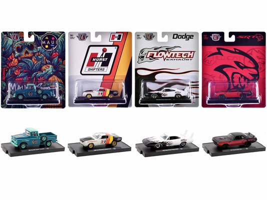 "Auto-Drivers" Set of 4 pieces in Blister Packs Release 112 Limited Edition to 9600 pieces Worldwide 1/64 Diecast Model Cars by M2 Machines-DiecastModeler.com