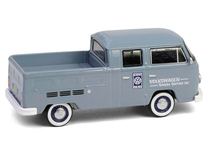 1978 Volkswagen Type 2 Double Cab Pickup Truck "Volkswagen Service" Gray "Club Vee-Dub" Series 20 1/64 Diecast Model Car by Greenlight-DiecastModeler.com