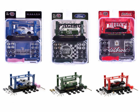 Model Kit 3 piece Car Set Release 70 Limited Edition to 8000 pieces Worldwide 1/64 Diecast Model Cars by M2 Machines-DiecastModeler.com