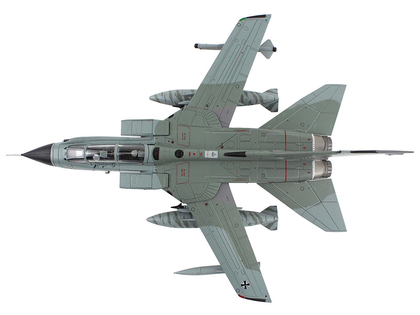 Panavia Tornado ECR Fighter-Bomber Aircraft "46+54 Tactical Air Wing 51 Schleswig-Jagel Air Base Germany" (2017) German Luftwaffe "Air Power Series" 1/72 Diecast Model by Hobby Master-DiecastModeler.com