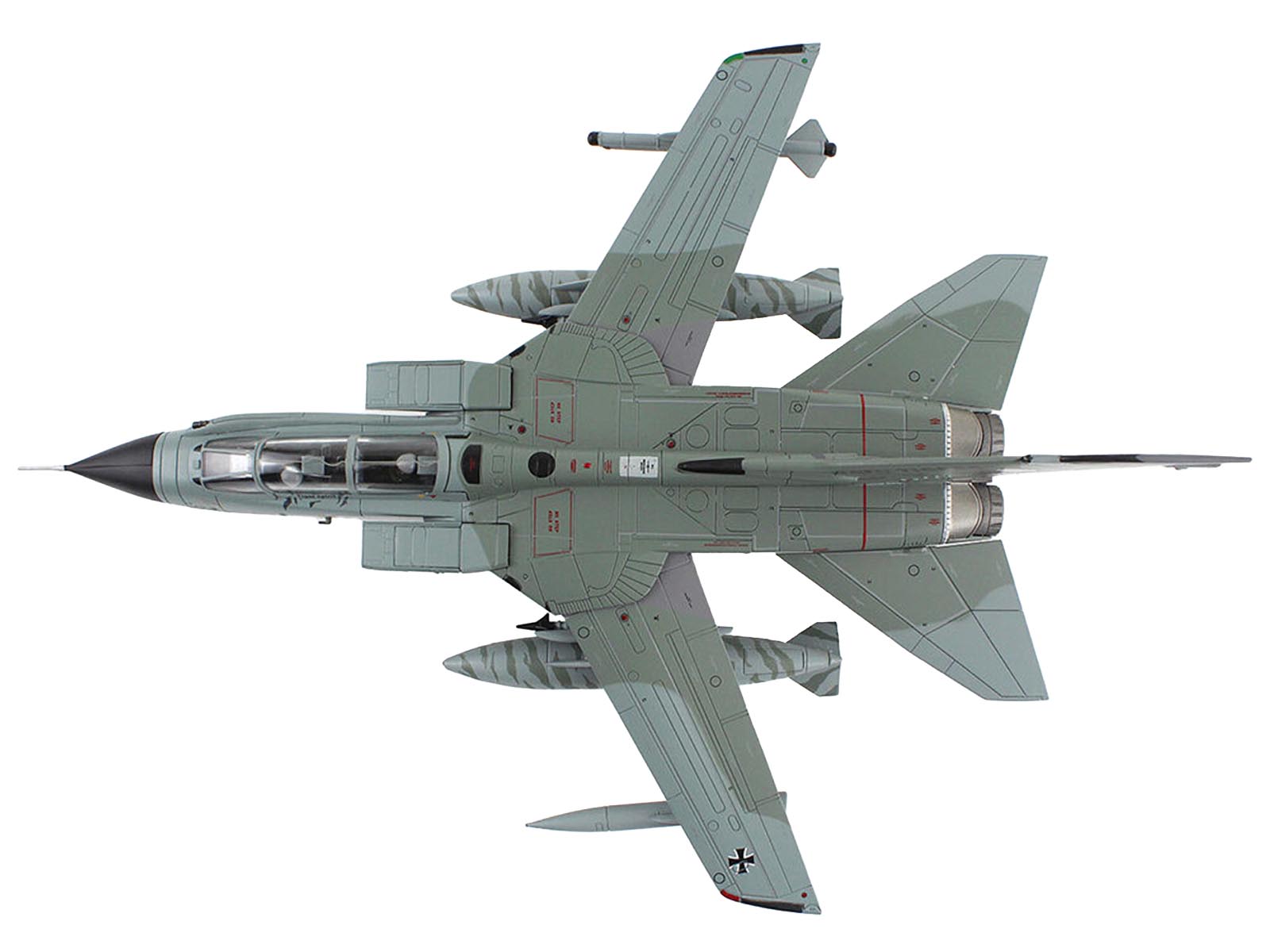 Panavia Tornado ECR Fighter-Bomber Aircraft "46+54 Tactical Air Wing 51 Schleswig-Jagel Air Base Germany" (2017) German Luftwaffe "Air Power Series" 1/72 Diecast Model by Hobby Master-DiecastModeler.com