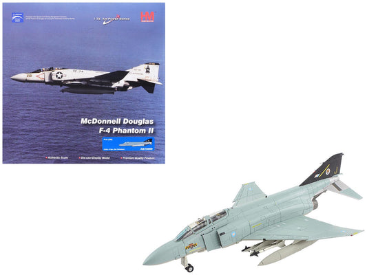 McDonnell Douglas F-4J(UK) Phantom II Fighter-Bomber Aircraft "ZE359 AF Wattisham England" British Royal Air Force "Air Power Series" 1/72 Diecast Model by Hobby Master-DiecastModeler.com