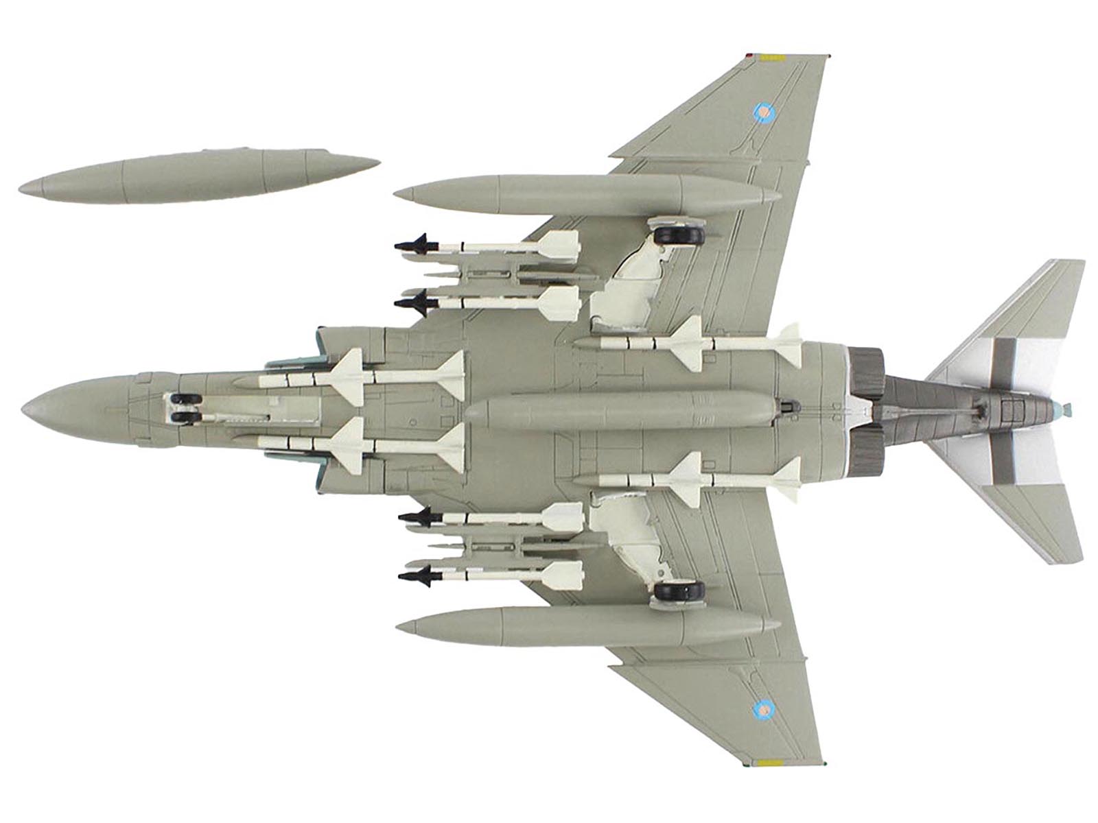 McDonnell Douglas F-4J(UK) Phantom II Fighter-Bomber Aircraft "ZE359 AF Wattisham England" British Royal Air Force "Air Power Series" 1/72 Diecast Model by Hobby Master-DiecastModeler.com