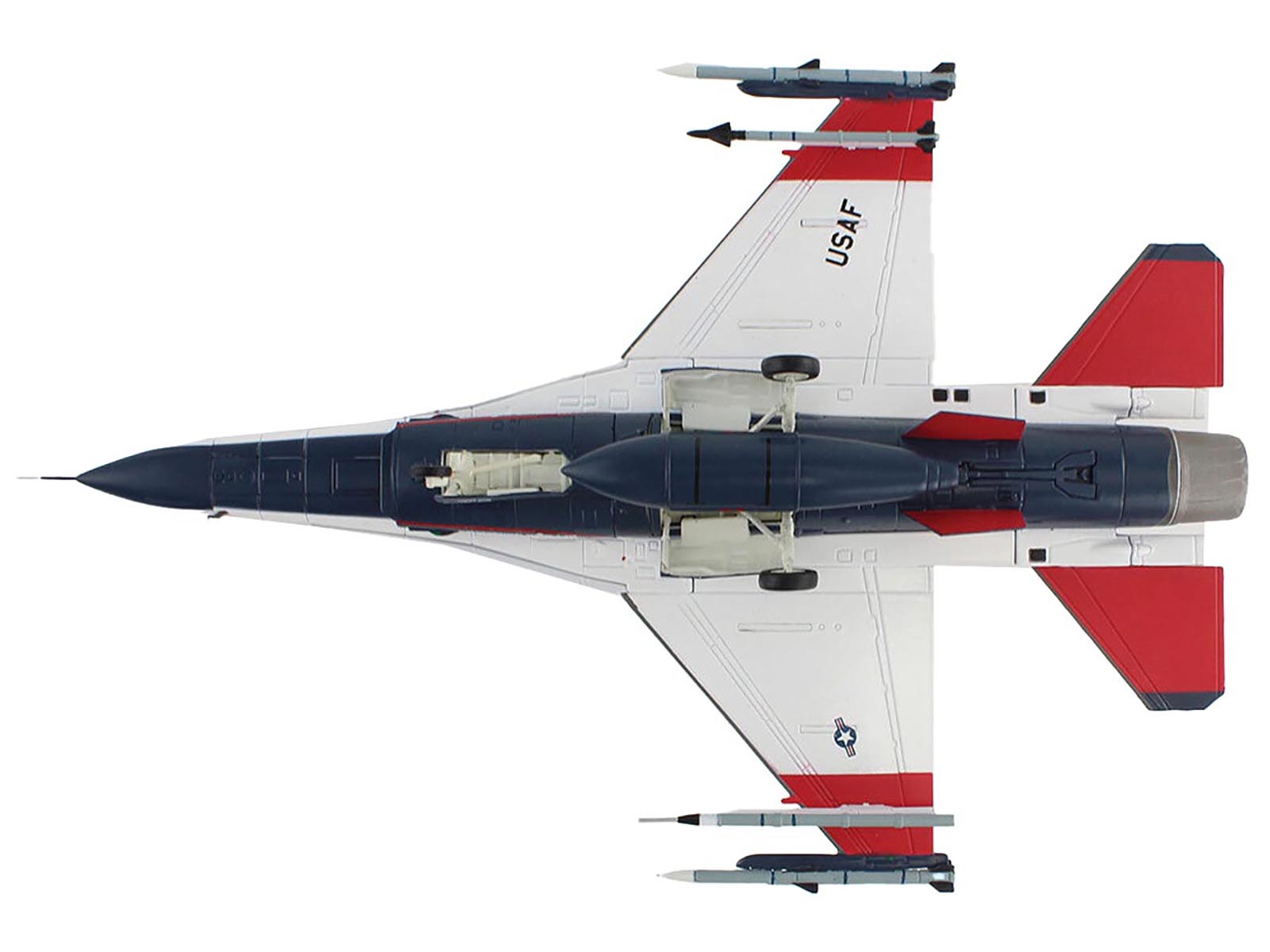 General Dynamics X-62A VISTA Aircraft with Missiles "86-0048 USAF Test Pilot School Edwards Air Force Base" (2024) United States Air Force "Air Power Series" 1/72 Diecast Model by Hobby Master-DiecastModeler.com