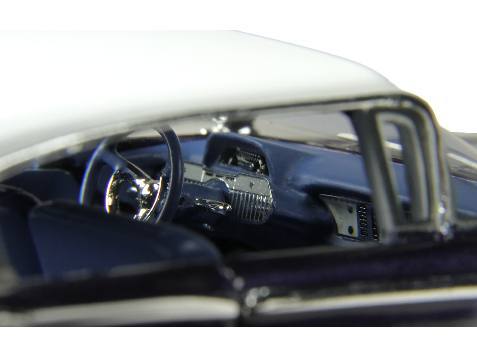 1960 Mercury Park Lane 4 Door Sedan Marine Blue Metallic with White Top and Blue Interior Limited Edition to 200 pieces Worldwide 1/43 Model Car by Goldvarg Collection-DiecastModeler.com