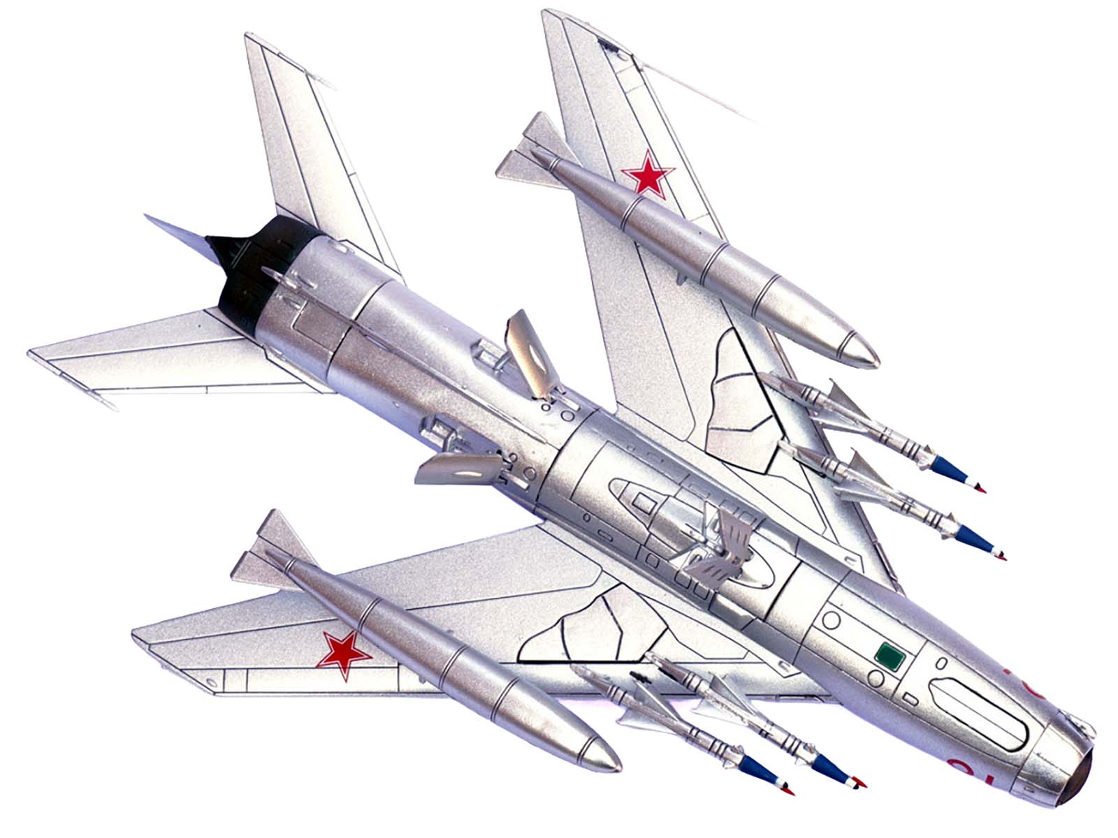 Mikoyan-Gurevich MiG-19PM Farmer-E Fighter Aircraft "Red 18" Soviet Air Force 1/72 Diecast Model by Panzerkampf-DiecastModeler.com