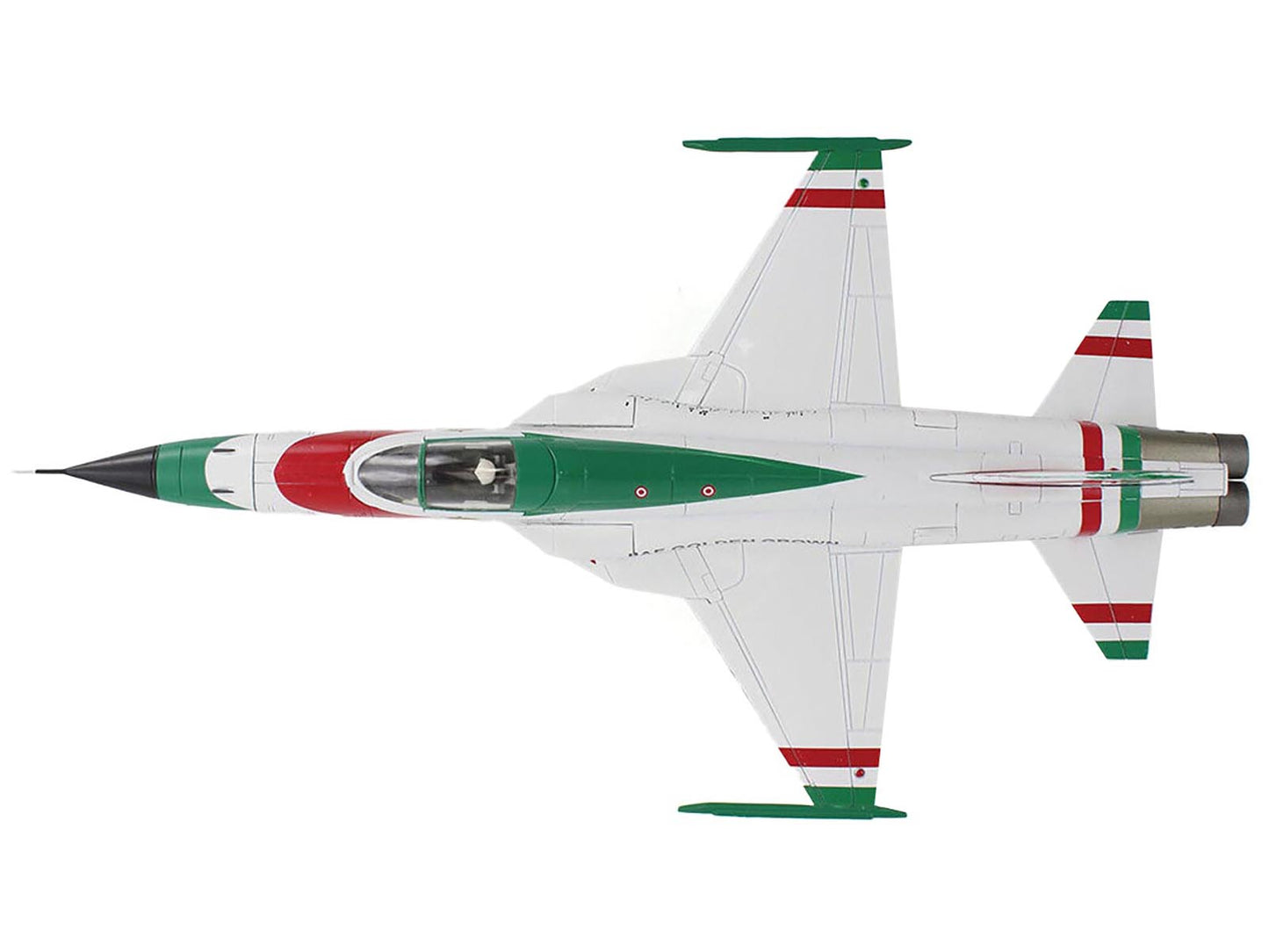 Northrop F-5E Tiger II Aircraft "#1 3-7099 IIAF Golden Crown" Imperial Iranian Air Force "Air Power Series" 1/72 Diecast Model by Hobby Master-DiecastModeler.com