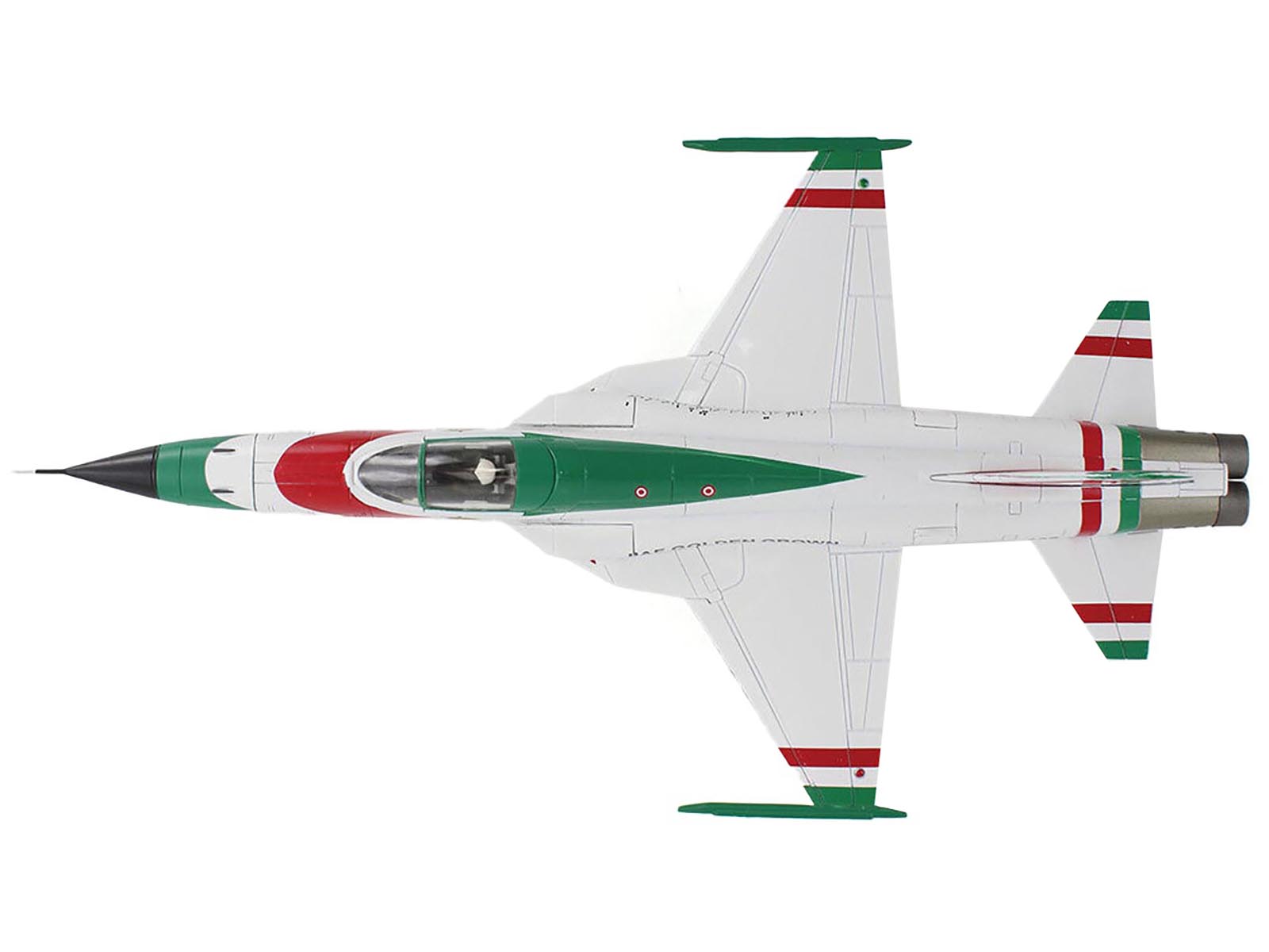 Northrop F-5E Tiger II Aircraft "#1 3-7099 IIAF Golden Crown" Imperial Iranian Air Force "Air Power Series" 1/72 Diecast Model by Hobby Master-DiecastModeler.com