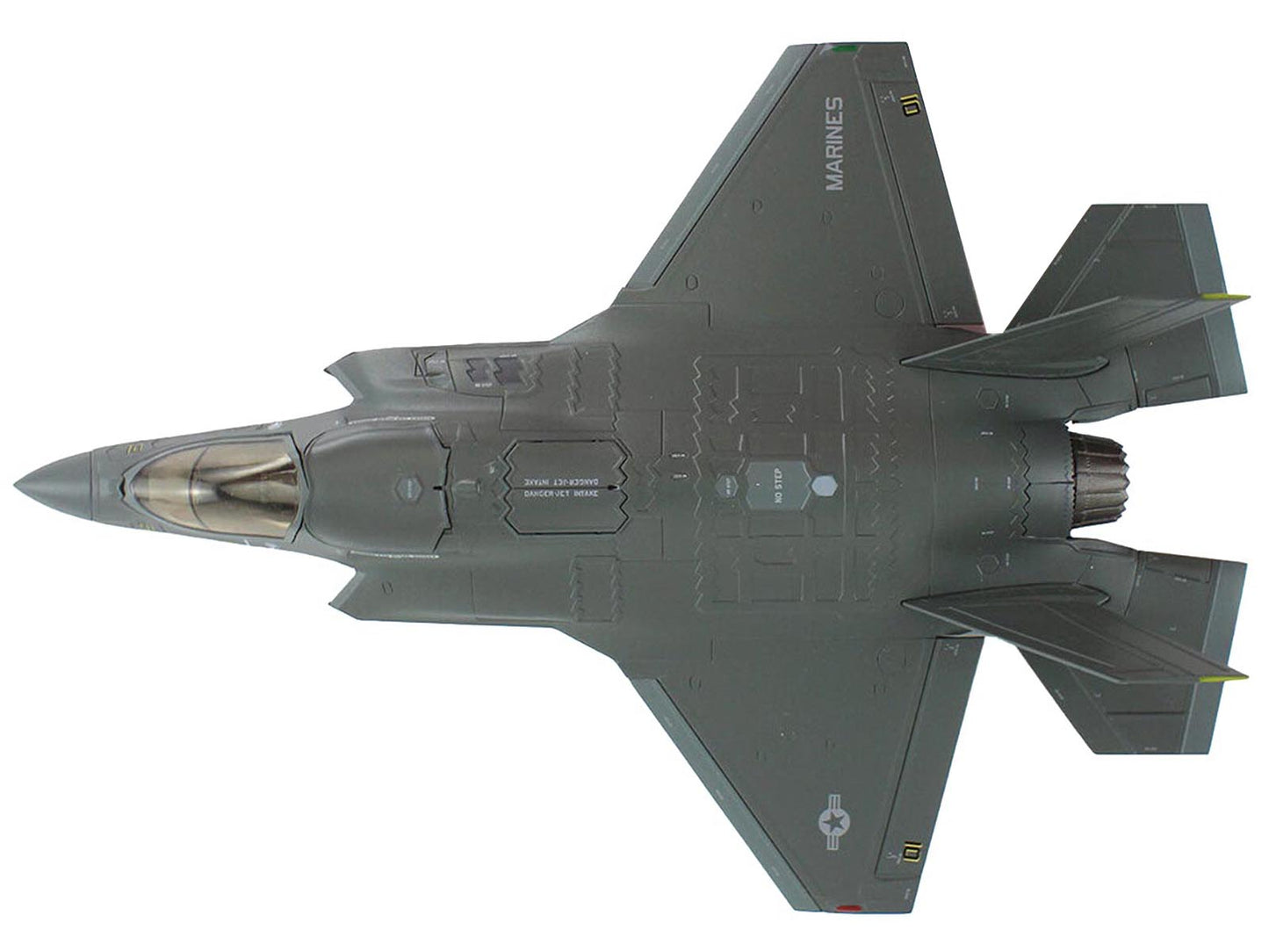 Lockheed Martin F-35B Lightning II Aircraft "Black Death VMFA-542 MCAS Cherry Point" (2023) United States Marine Corps "Air Power Series" 1/72 Diecast Model by Hobby Master-DiecastModeler.com