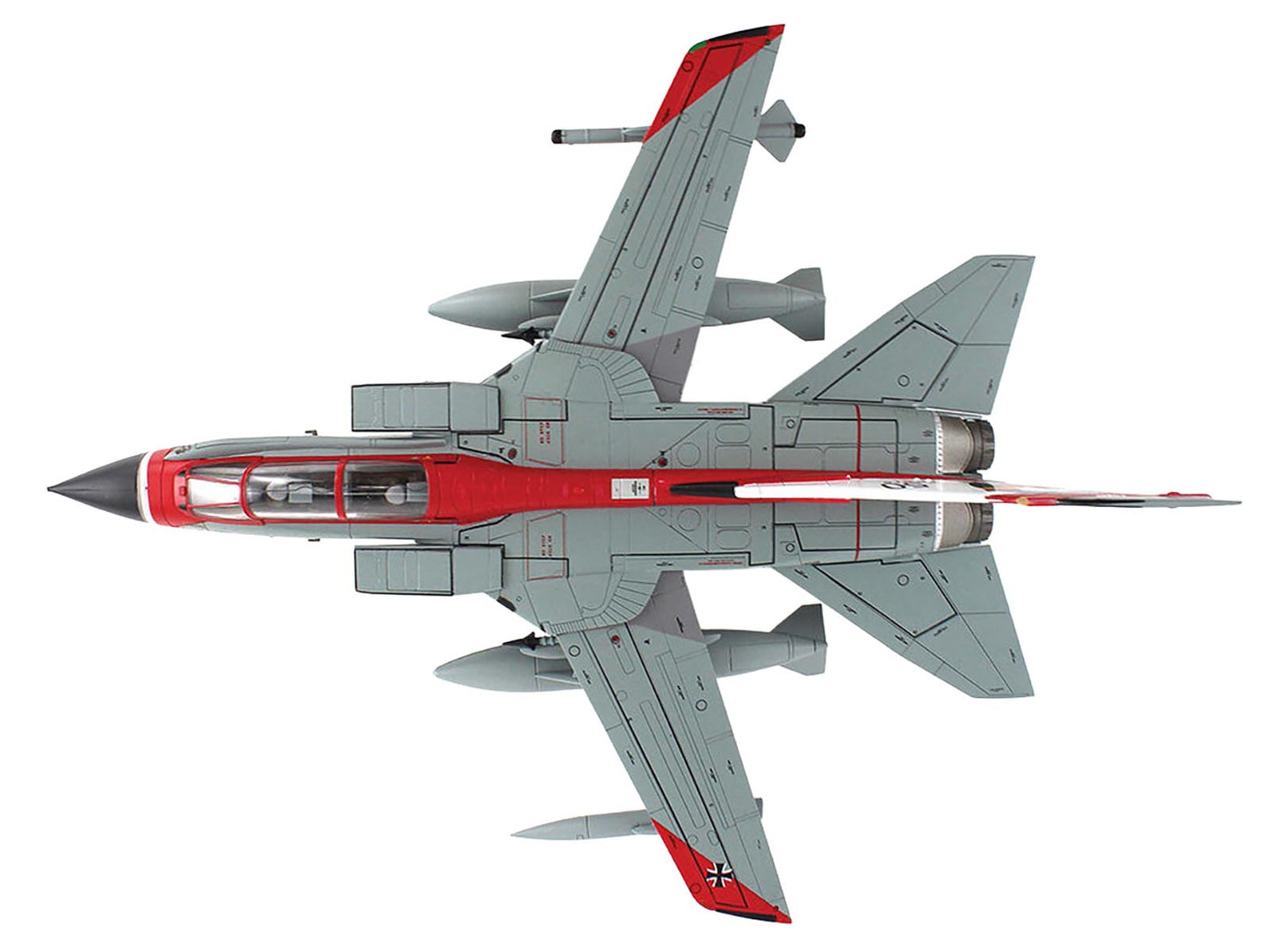 Panavia Tornado IDS Aircraft "43+97 WTD-61 50 Years Royal International Air Tattoo" (2024) German Luftwaffe "Air Power Series" 1/72 Diecast Model by Hobby Master-DiecastModeler.com