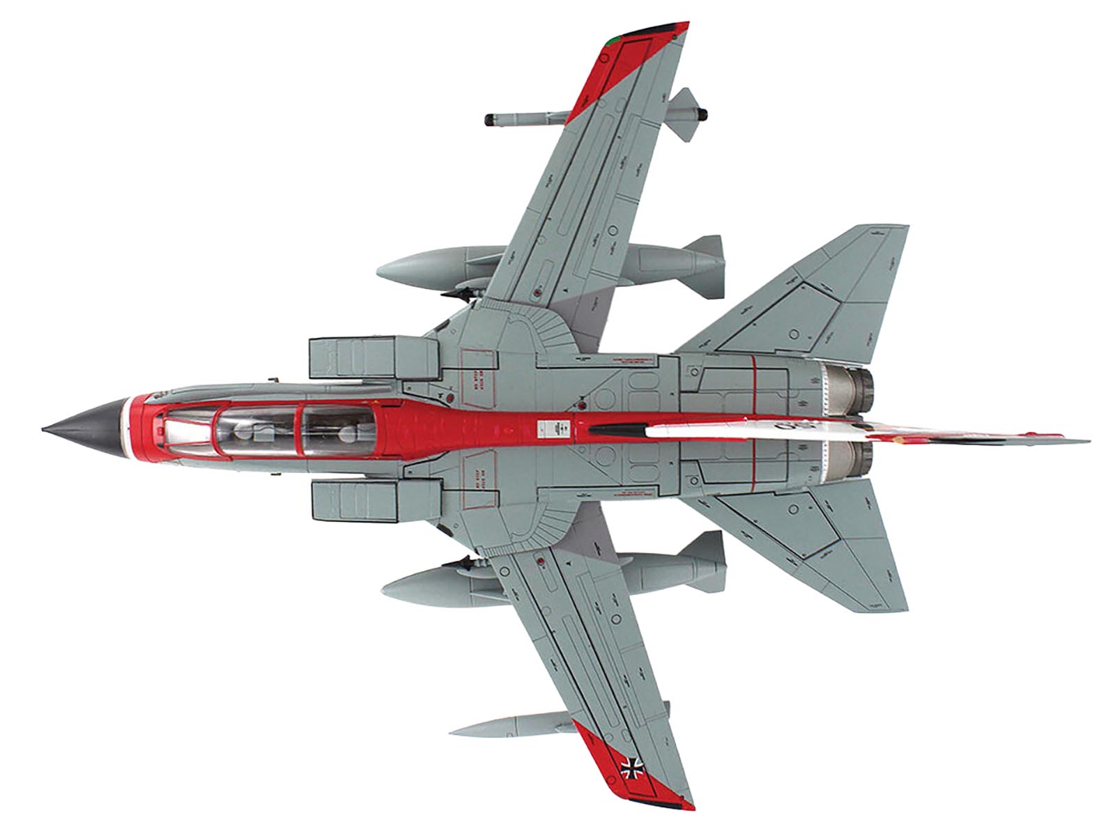 Panavia Tornado IDS Aircraft "43+97 WTD-61 50 Years Royal International Air Tattoo" (2024) German Luftwaffe "Air Power Series" 1/72 Diecast Model by Hobby Master-DiecastModeler.com