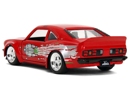 1974 Mazda RX-3 Red with Graphics "Fast & Furious" Series 1/32 Diecast Model Car by Jada-DiecastModeler.com