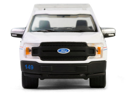 2020 Ford F-150 XL Pickup Truck "United States Postal Service (USPS) Postal Police" White with Red and Blue Stripes "Hobby Exclusive" Series 1/64 Diecast Model Car by Greenlight