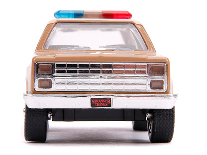 Hopper's Chevrolet Blazer "Hawkins Police Dept." "Stranger Things" (2016) TV Series "Hollywood Rides" 1/32 Diecast Model Car by Jada