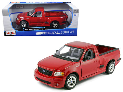 Ford SVT F-150 Lightning Pickup Truck Red 1/21 Diecast Model Car by Maisto