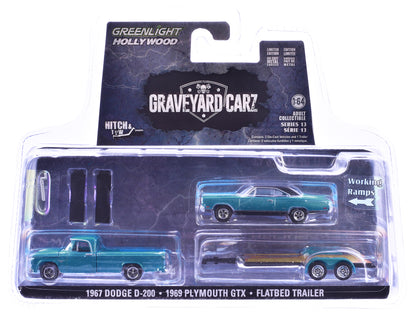 "Hollywood Hitch & Tow" Series 13 Set of 3 pieces 1/64 Diecast Model Cars by Greenlight