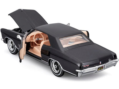 1965 Buick Riviera Gran Sport Black Metallic "Special Edition" Series 1/26 Diecast Model Car by Maisto-DiecastModeler.com