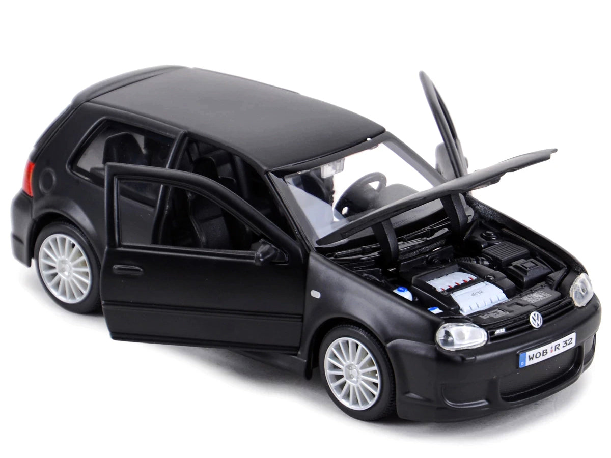Volkswagen Golf R32 Matt Black "Special Edition" Series 1/24 Diecast Model Car by Maisto-DiecastModeler.com
