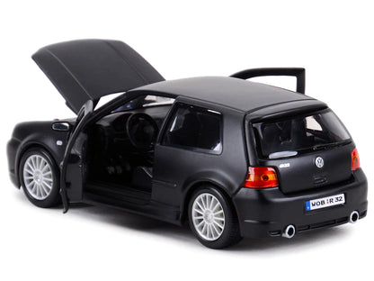 Volkswagen Golf R32 Matt Black "Special Edition" Series 1/24 Diecast Model Car by Maisto-DiecastModeler.com