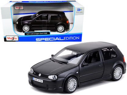 Volkswagen Golf R32 Matt Black "Special Edition" Series 1/24 Diecast Model Car by Maisto-DiecastModeler.com