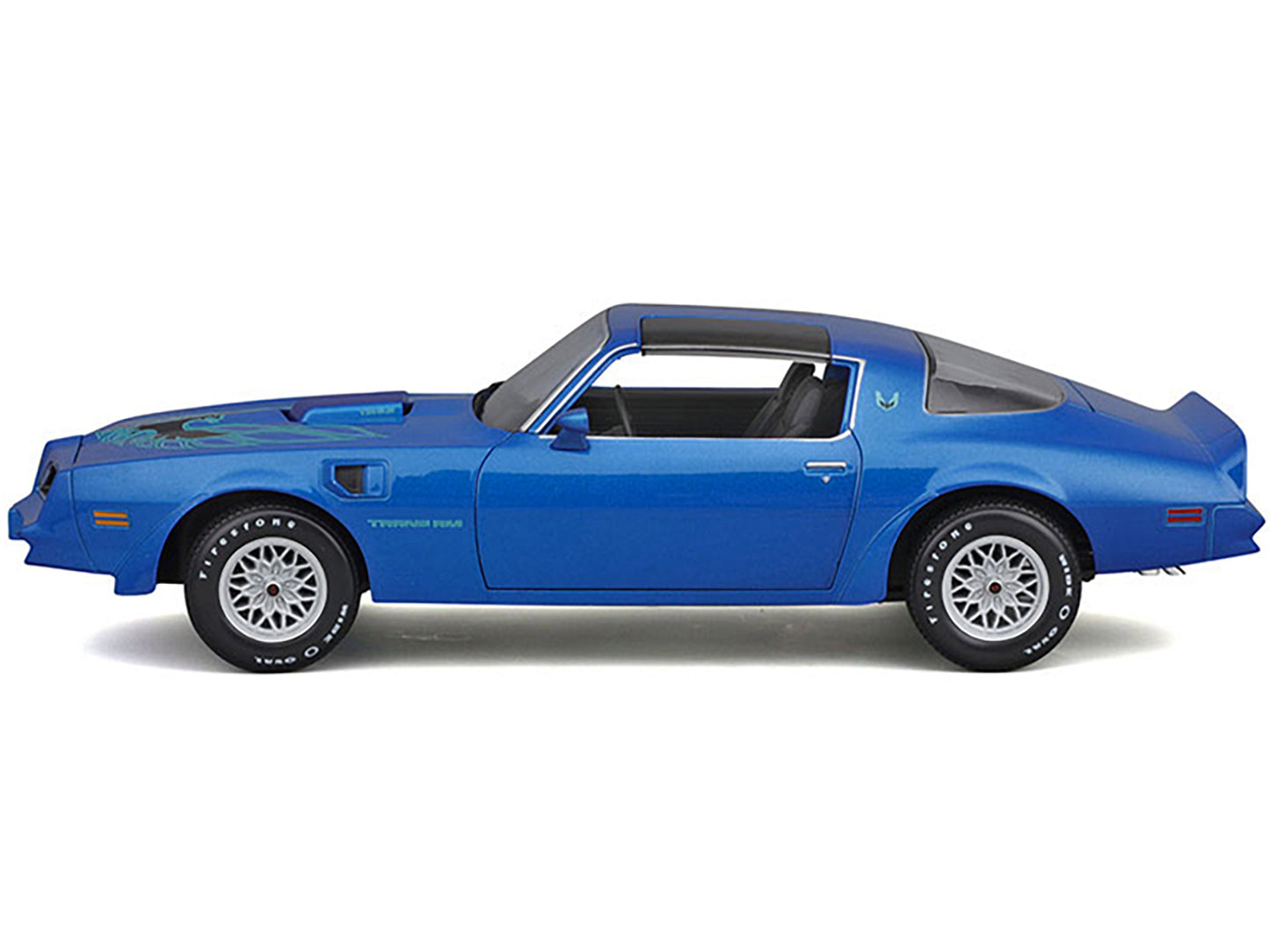 1978 Pontiac Firebird Trans Am Blue Metallic with Hood Graphics "Special Edition" Series 1/18 Diecast Model Car by Maisto-DiecastModeler.com