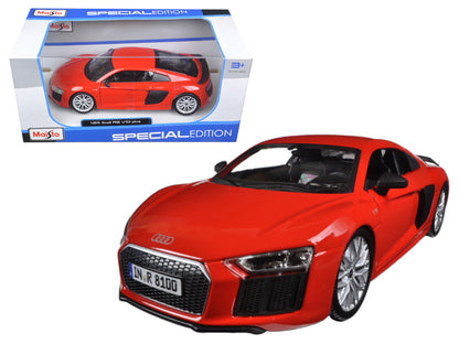 Audi R8 V10 Plus Red Special Edition 1/24 Diecast Model Car by Maisto-DiecastModeler.com